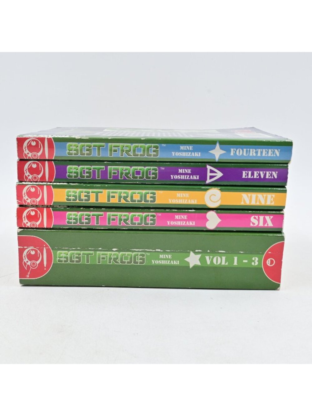 Sgt. Frog Manga Lot Volumes 1-3 6 9 11 14 By Mine Yoshizaki